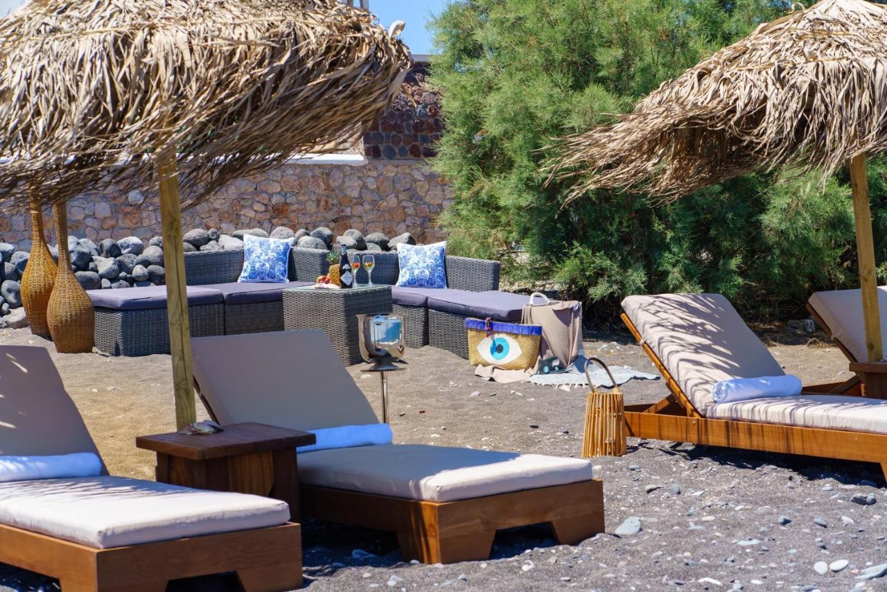 Beach Houses Santorini Kamári Exterior foto
